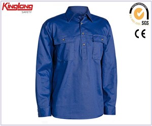 Work clothes light weight poly cotton workwear jacket,Best quality mens top jackets china supplier