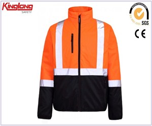 Abbigliamento da lavoro uniforme alta visibilità top giacca, 65/35 vendita calda mens giacca da lavoro prezzo giacca