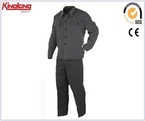 Werkkleding hete verkoop stijl heren werkkleding arbeidspakken, polykatoen overhemden en broeken china fabrikant