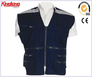 blue safety vest, cheap custom blue safety vest, Manufacturer direct high quality cheap custom blue safety vest for hot sale