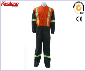 cheap coverall uniform for man,reflective coverall with reflective tape wholesale