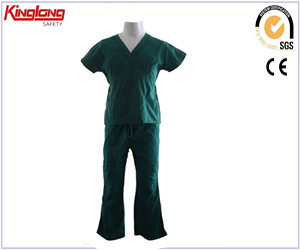 cheap nurse hospital uniform designs, Custom logo solid Color nurse uniforms