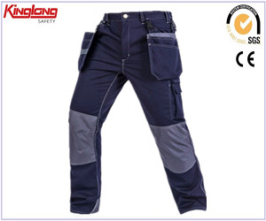 elektrikářské pracovní kalhoty,odnímatelné kapsy elektrikářské pracovní kalhoty,Pánské odolné odnímatelné kapsy elektrikářské pracovní kalhoty