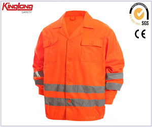 fluo orange HIVI Safety jacket, Road protection clothing china supplier