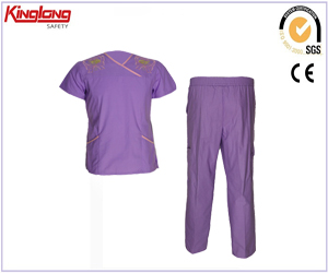 men safety working clothing nurse scrubs uniform hospital scrubs