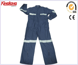men safety workwear wholesale  clothing polycotton  poplin reflective coveralls