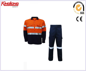 ανδρικά ρούχα εργασίας ενδύματα εργασίας ασφαλείας 2 τμχ πουκάμισο και παντελόνι hivi