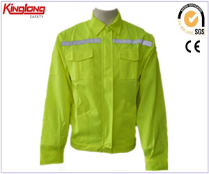 Uniforme de jaqueta masculina, fornecedor chinês de novos produtos, roupas de vestuário, uniforme de jaqueta masculina de polialgodão