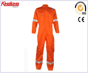 Оранжевая рабочая одежда, оранжевый комбинезон с длинным рукавом, оранжевый комбинезон с длинным рукавом на заказ