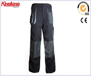 wholesale 100%cotton men safety work cargo pants canvas oxford knee pad