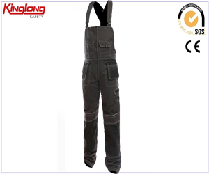 wholesale men protective workwear clothes  cargo bib pants industrial overall work trouser