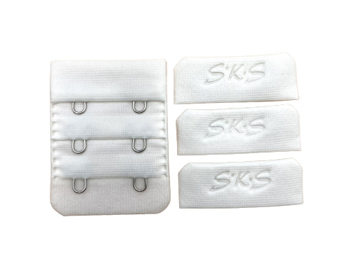 Crochet de soutien-gorge personnalisé en gros et fermetures de dos pour le soutien-gorge en nylon crochet mental de meilleure qualité et œil
