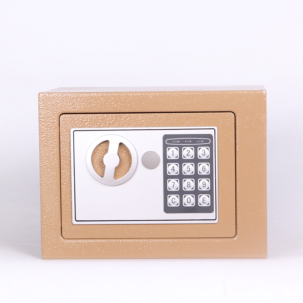 keyless access digital code keypad lock home furniture safe box with key backup