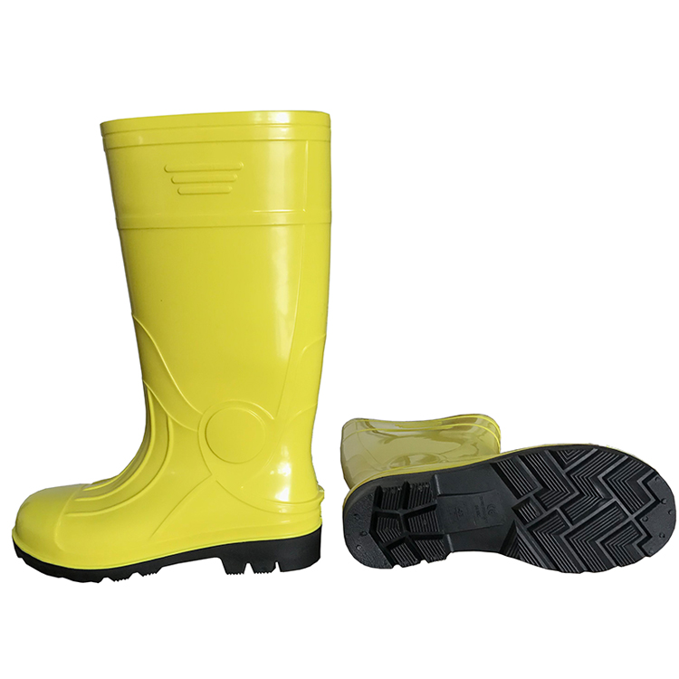 107Y steel toe glitter safety rain boot