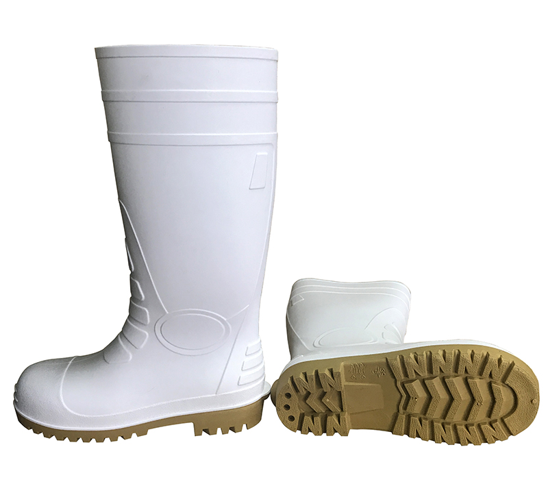 108-2 food industry work rain boots with CE steel toe