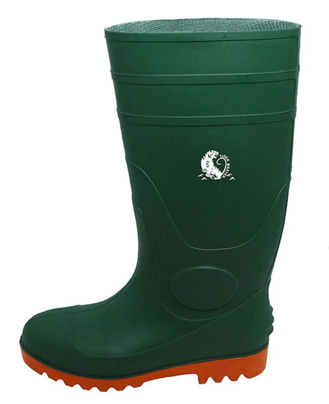 GOS steel toe safety rain boots for men