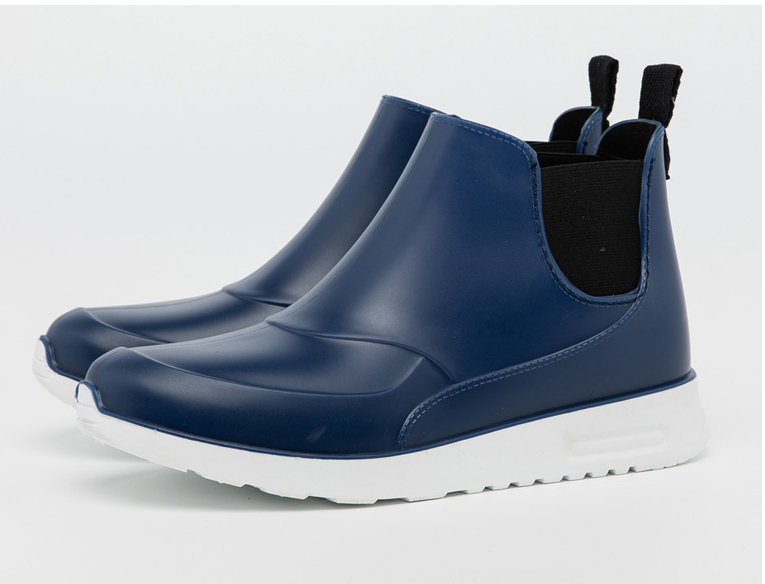 HNX-002 蓝色时尚女性脚踝雨鞋