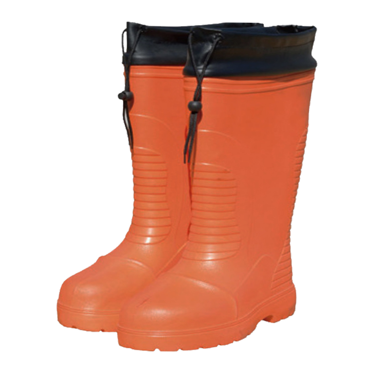 JW-306 Anti-slip EVA safety rain boots with plastic toe cap