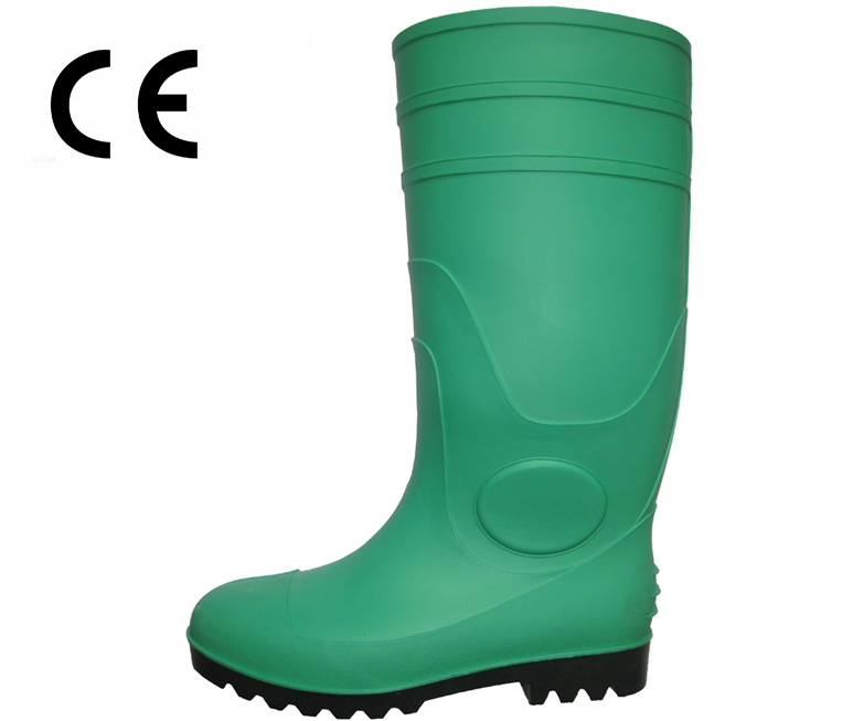 PBS chemical resistant work rain boots