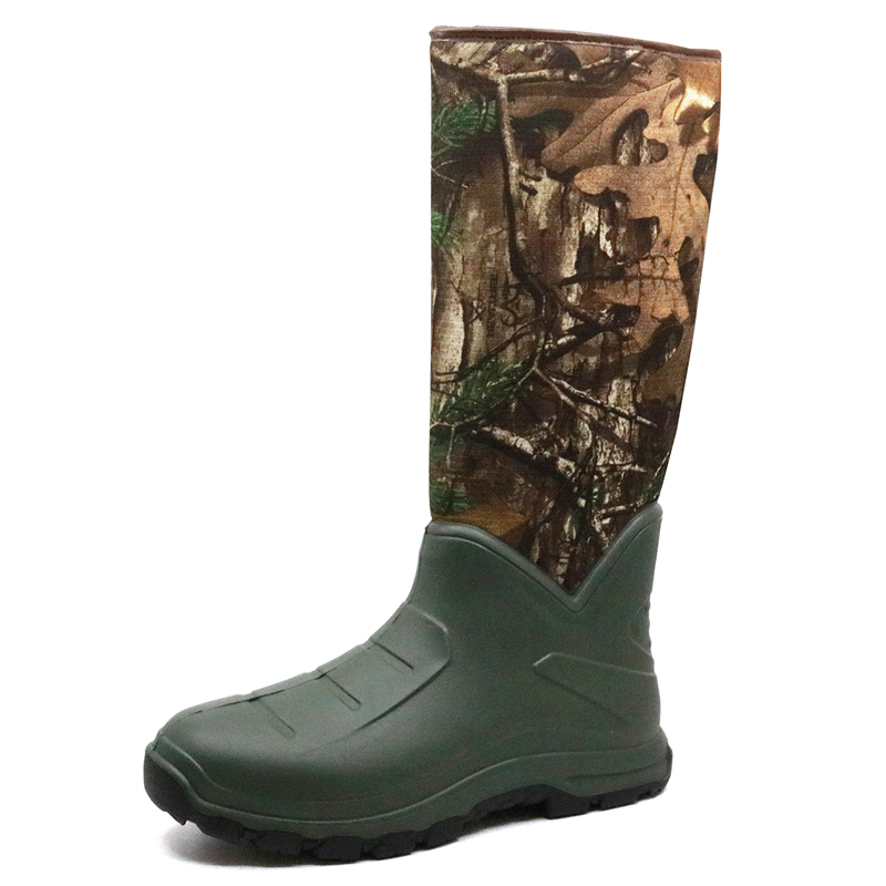 PUB01 Anti slip chemical resistant composite toe PU safety rain boots