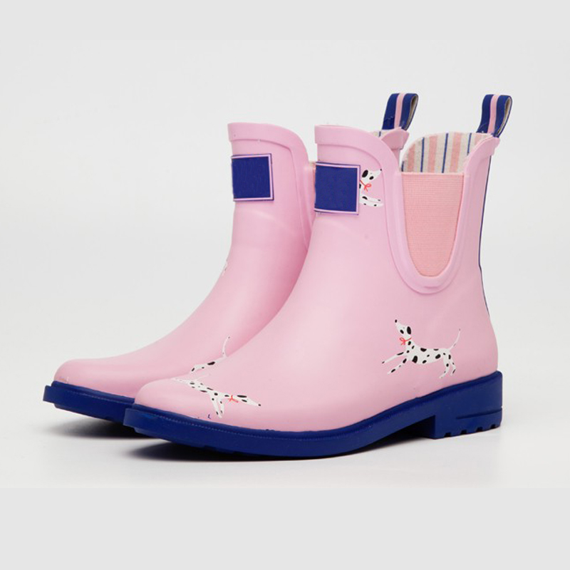 رب-001 2017 تصميم جديد أزياء المرأة المطاط أحذية المطر