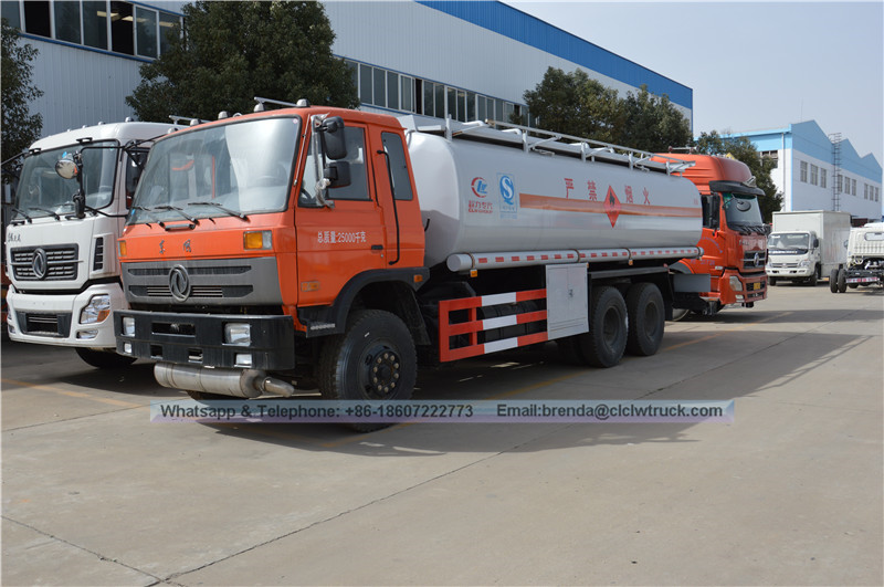 18000L-25000L Dongfeng 6x4 camión de combustible