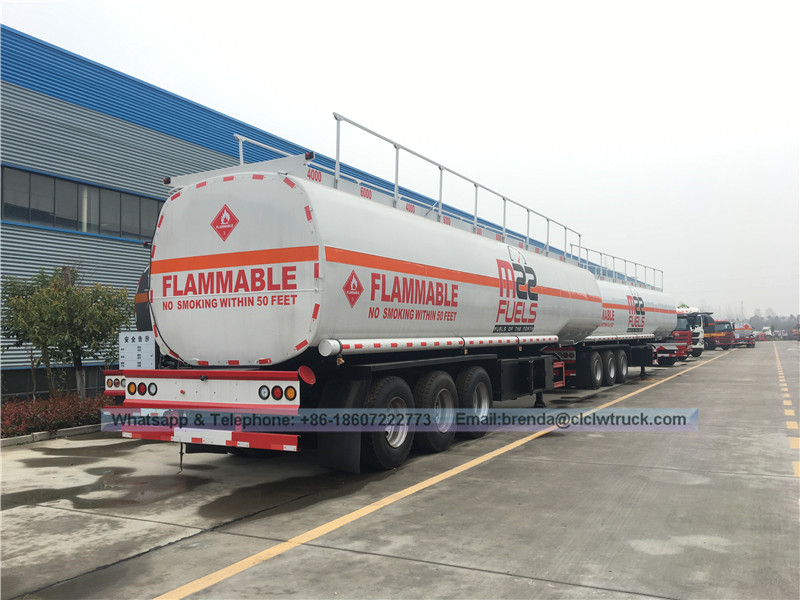 45000 litros de remolque de combustible