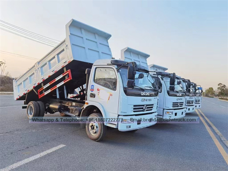 Camión de volcado RHD 4x2 Dump-Tipper Drive Drive o Left Hand Drive Virged Camión-2-3 toneladas o 4-5 toneladas de ventas calientes