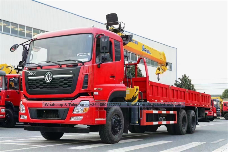 Dongfeng 6x4 Kinland 12 ton Camión grúa