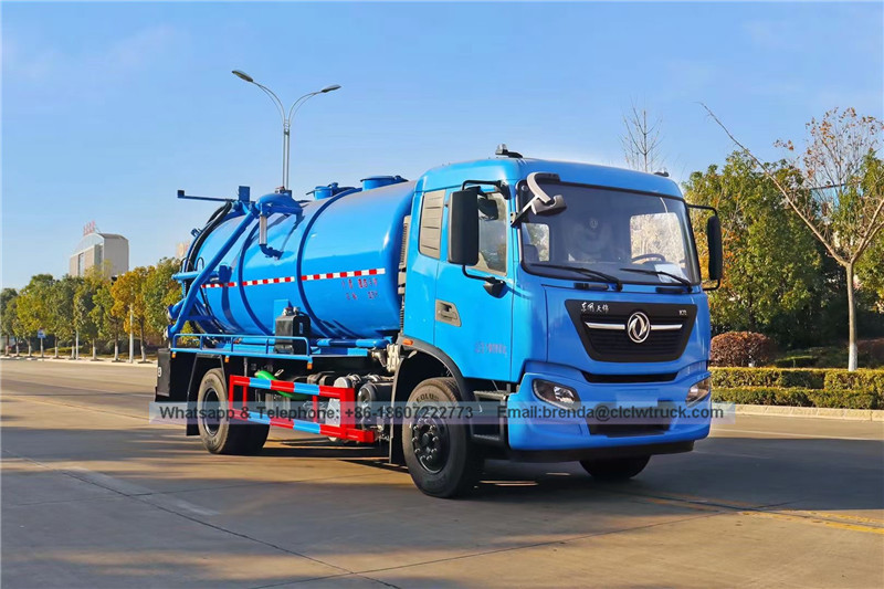 8000 litros 2100 Gal Dongfeng Camete de alcantarillado