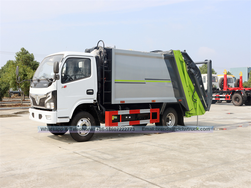 DFAC 4x2 4-5 CBM Compactor Bask Truck