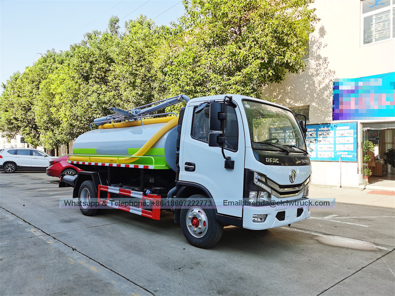 Dongfeng Left Drive o Derecho Drive 4x2 4x4 7cbm 7m3 7000l 7000 litros PRECIO FECAL DE SUCCIÓN