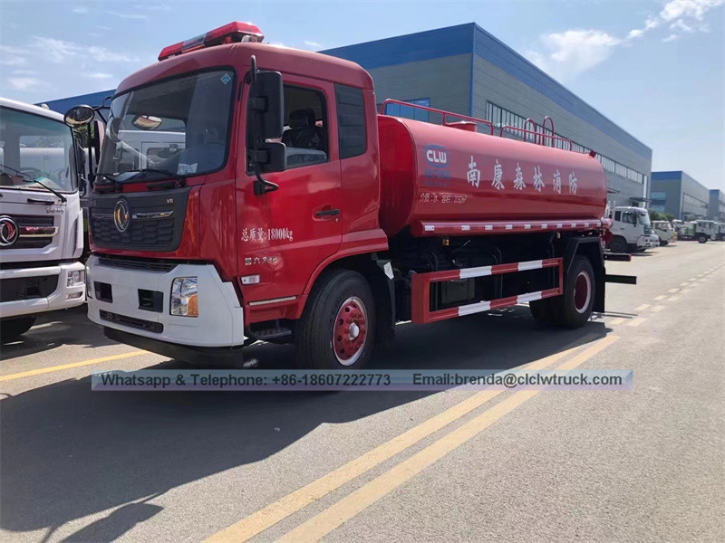 Dongfeng 12000Liter Water Bowser Truck
