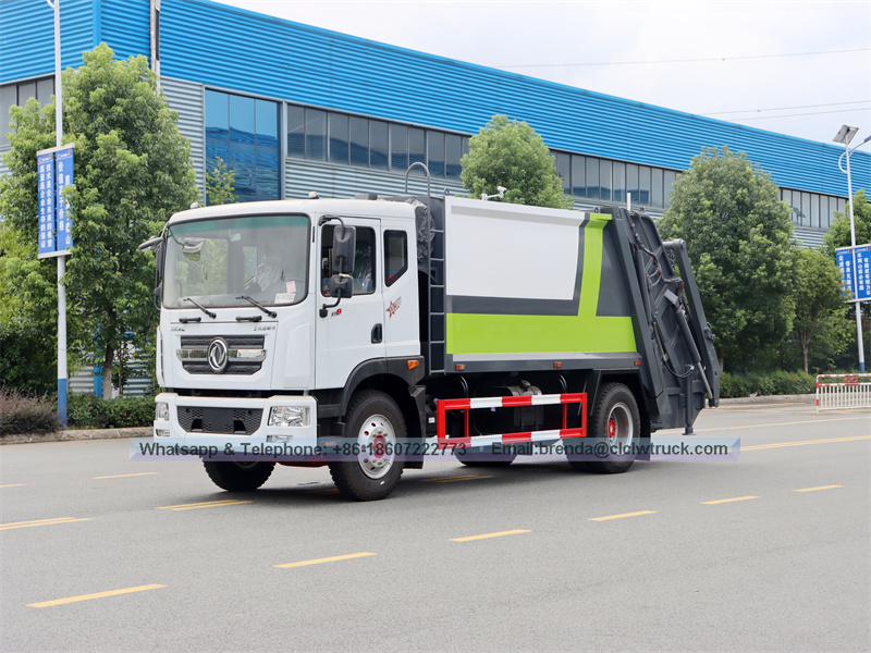 Dongfeng 12cbm Compactor de basura