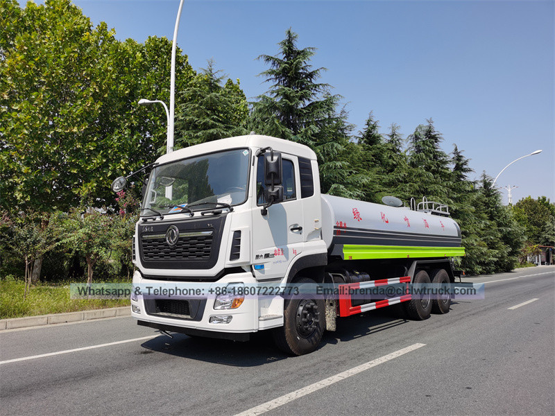 Dongfeng 6x4 20cbm Camión de agua de 20000 litros