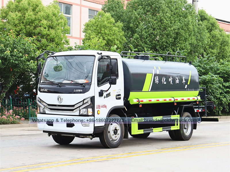 Dongfeng DFAC 6000 litros a 8000 litros de camión de agua