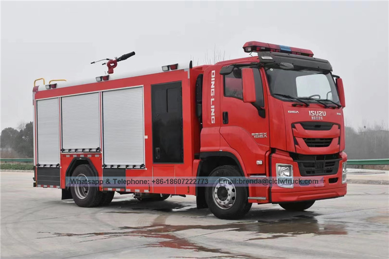 Proveedor de camiones de bomberos de tanque de agua de Isuzu China