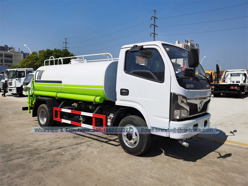 Dongfeng Water Truck 5000Liter ، مورد شاحنة المياه ، مورد شاحنة المياه الصين