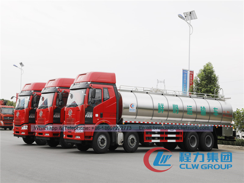 Camión de transporte de leche FAW 20000 litros