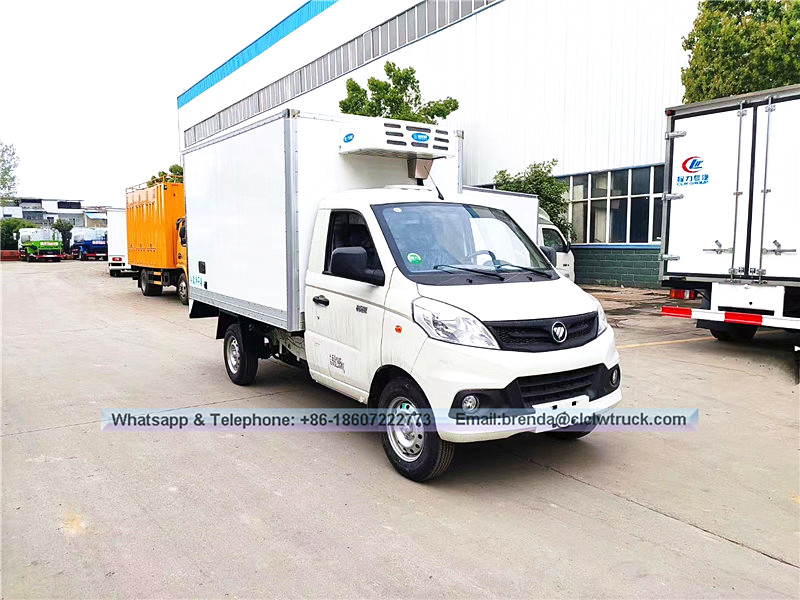 Proveedor de camiones de refrigerador FOTON en China, Mini Camión de refrigerador, mejor precio de refrigerador