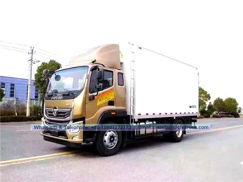 FOTON 5-6 toneladas de camioneta de refrigerador para carne y pescado
