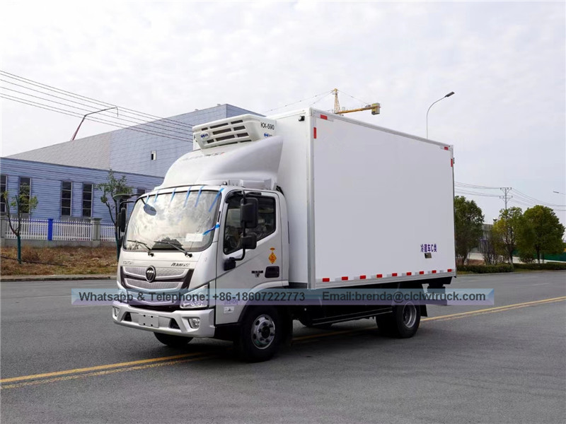 Foton-Aumark refrigerator truck supplier China,refrigerator cargo truck 5 tons,4X2 refrigerator cargo  truck,refrigerator truck
