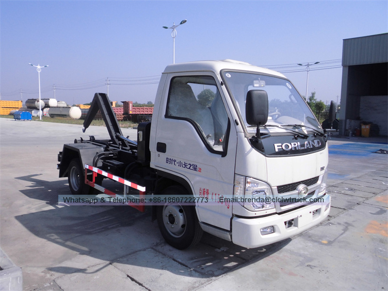 Camión de basura Foton Forland Mini 3cbm con caja extraíble