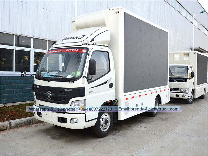 Foton Brand P4, P5, P6 Camión LED móvil fuera de la puerta, con pantalla SMD a la venta