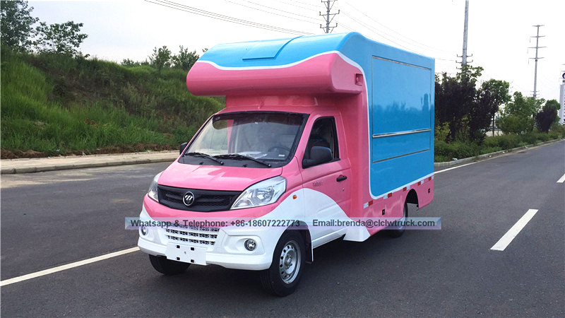 Foton proveedores camión de la comida china, helado fabricante de camiones de comida china, camión de la comida rápida a la venta