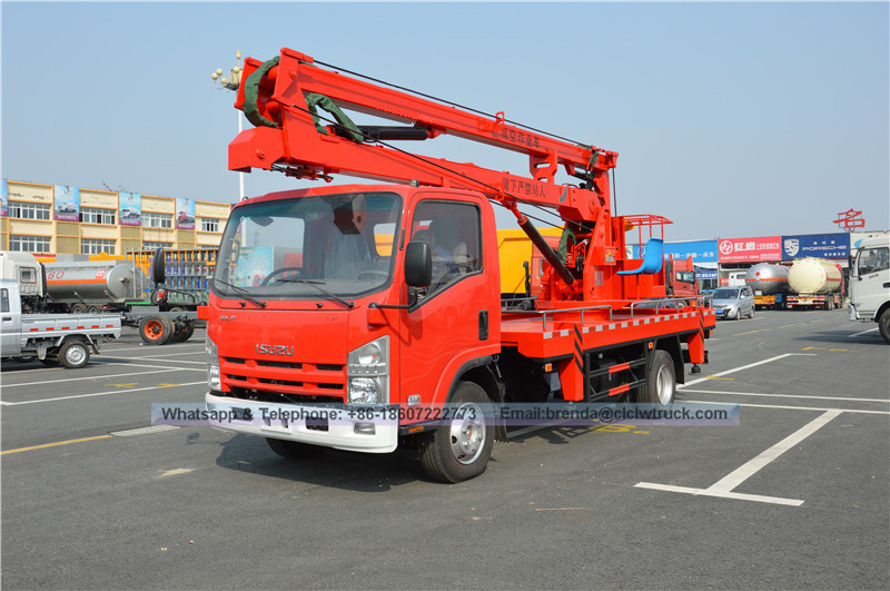 Proveedor ISUZU aérea de Trabajo de vehículos, ISUZU alta operación de trabajo de camiones fabricante de China