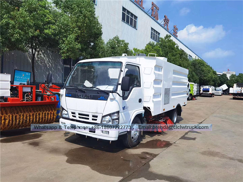 ISUZU Brand 4-5.5cbm Sweepers (tasa de limpieza: 96%)
