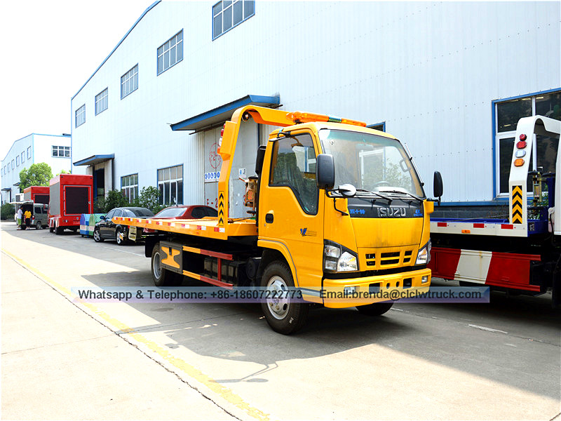Japón Isuzu 4x2 600p 5ton Wrecker Truca Superior