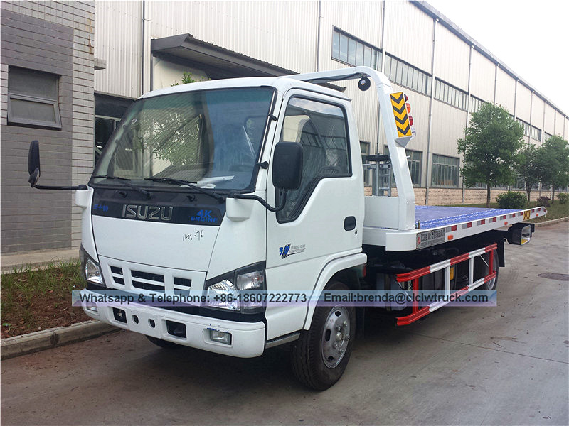Japón isuzu 3-5ton 600p camión de restricciones de plataforma