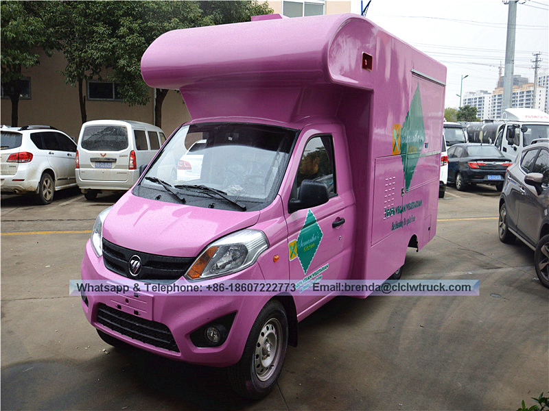 Mobile camión de comida rápida, los proveedores de camiones de alimentos en China, helado de camiones